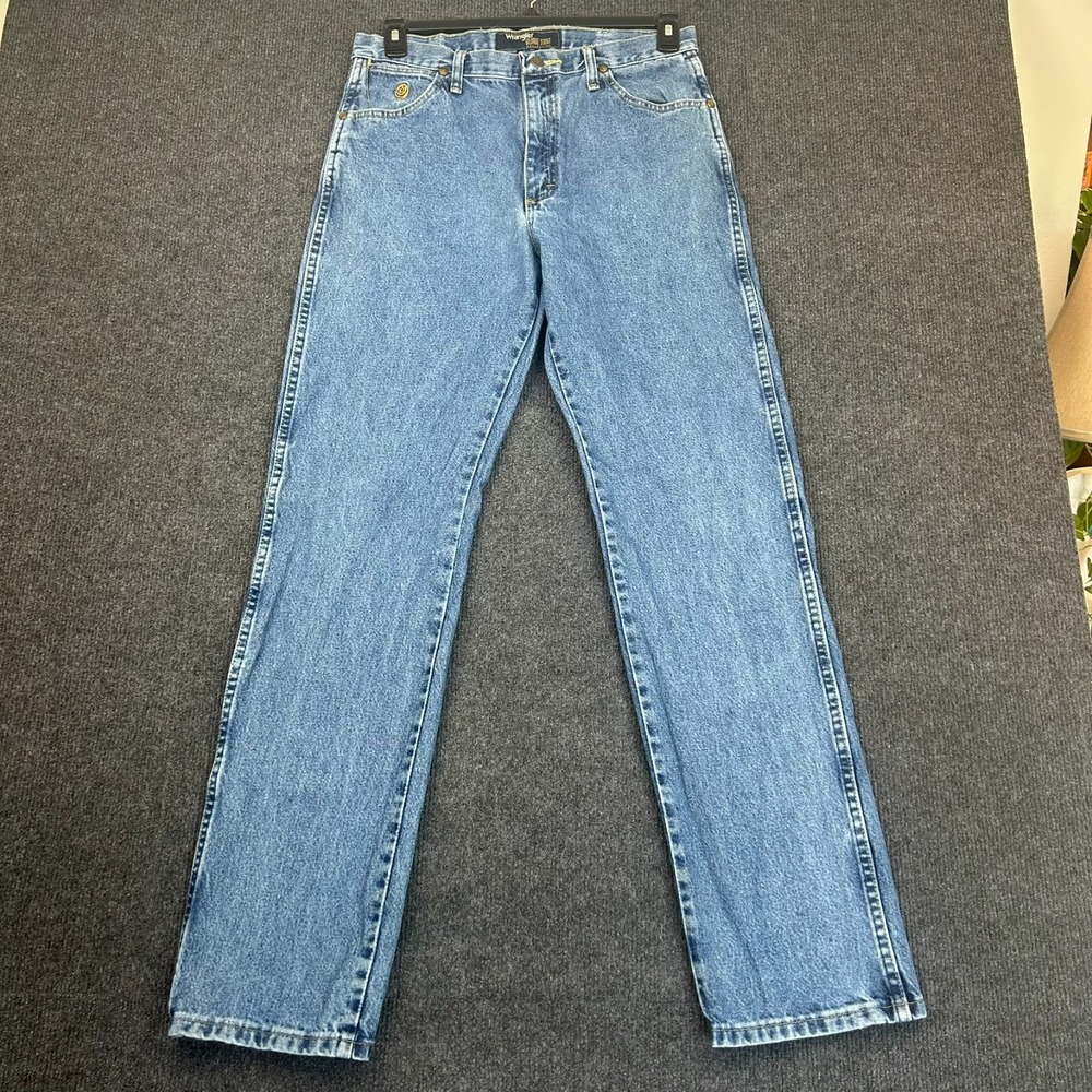 Wrangler George Strait Collection Men's Jeans Cowboy Cut Relaxed 32X34 Med Wash